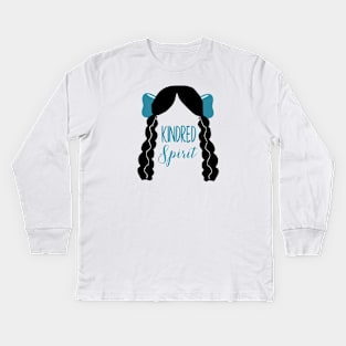 Diana barry, anne of green gables, kindred spirit, bosom friend Kids Long Sleeve T-Shirt